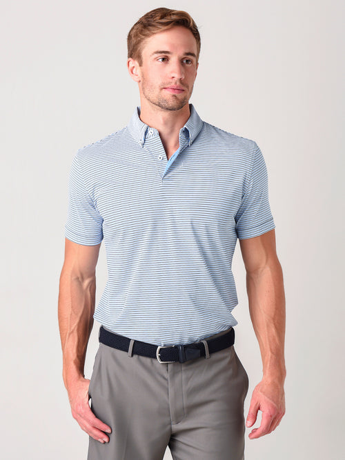 Peter Millar Crown Crafted Men's Trolley Performance Jersey Polo