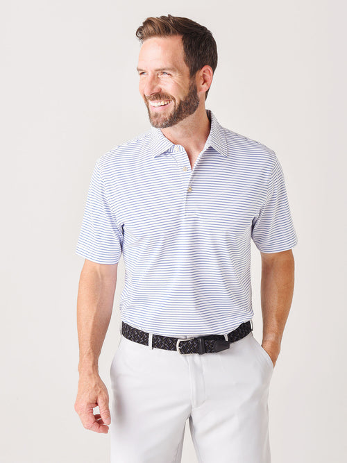 Peter Millar Crown Sport Men's Yacht Performance Mesh Polo