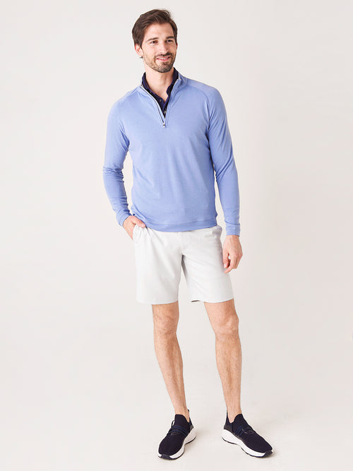 Peter Millar Crown Crafted Men's Bullseye Precision Wool Quarter-Zip