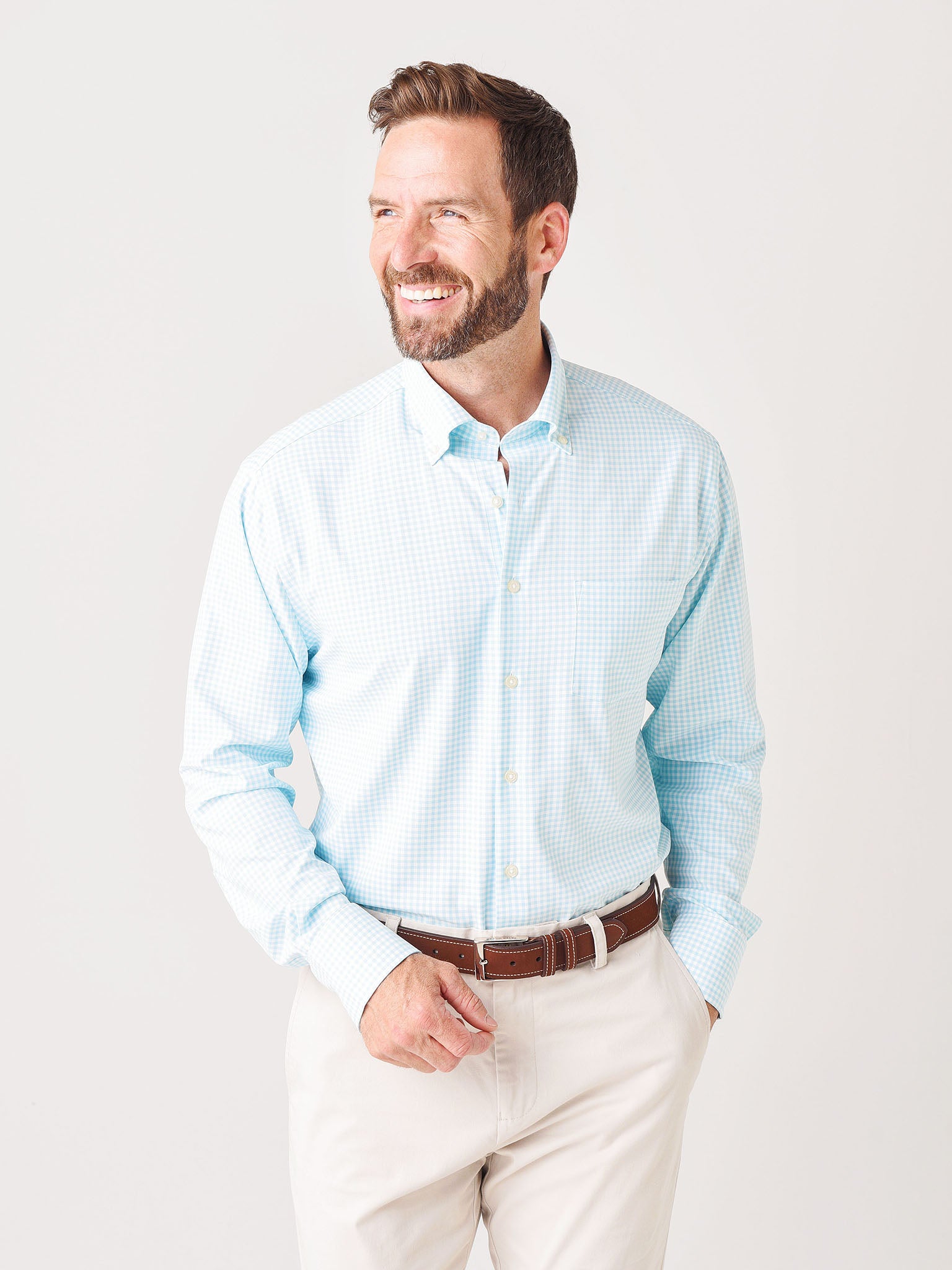Peter Millar Crown Sport Men's Willie Performance Sport Shirt - Saint Bernard
