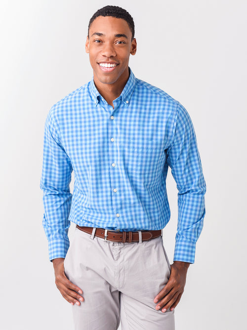 Peter Millar Crown Sport Men's Cornelius Performance Sport Shirt