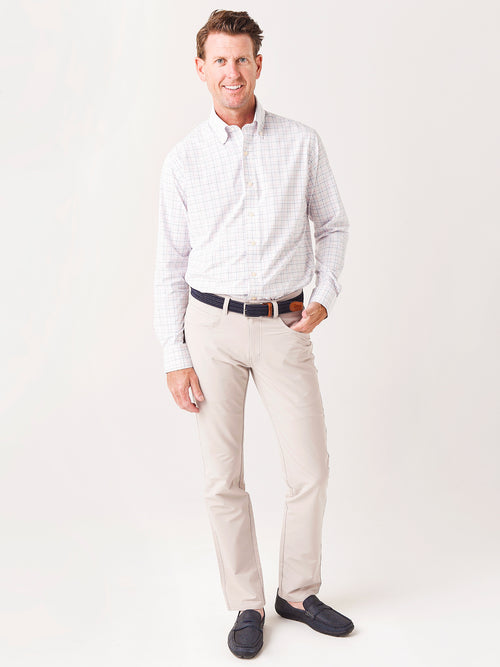 Peter Millar Crown Crafted Men's Braxton Performance Sport Shirt