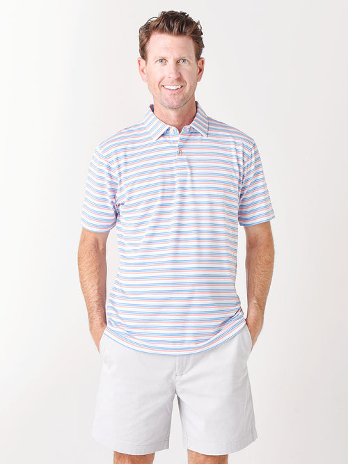 Peter Millar Seaside Men's drirelease® Natural Touch Stripe Polo
