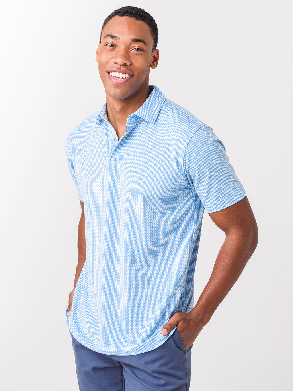 Peter Millar Seaside Men's drirelease® Natural Touch Toucan Polo - Saint Bernard