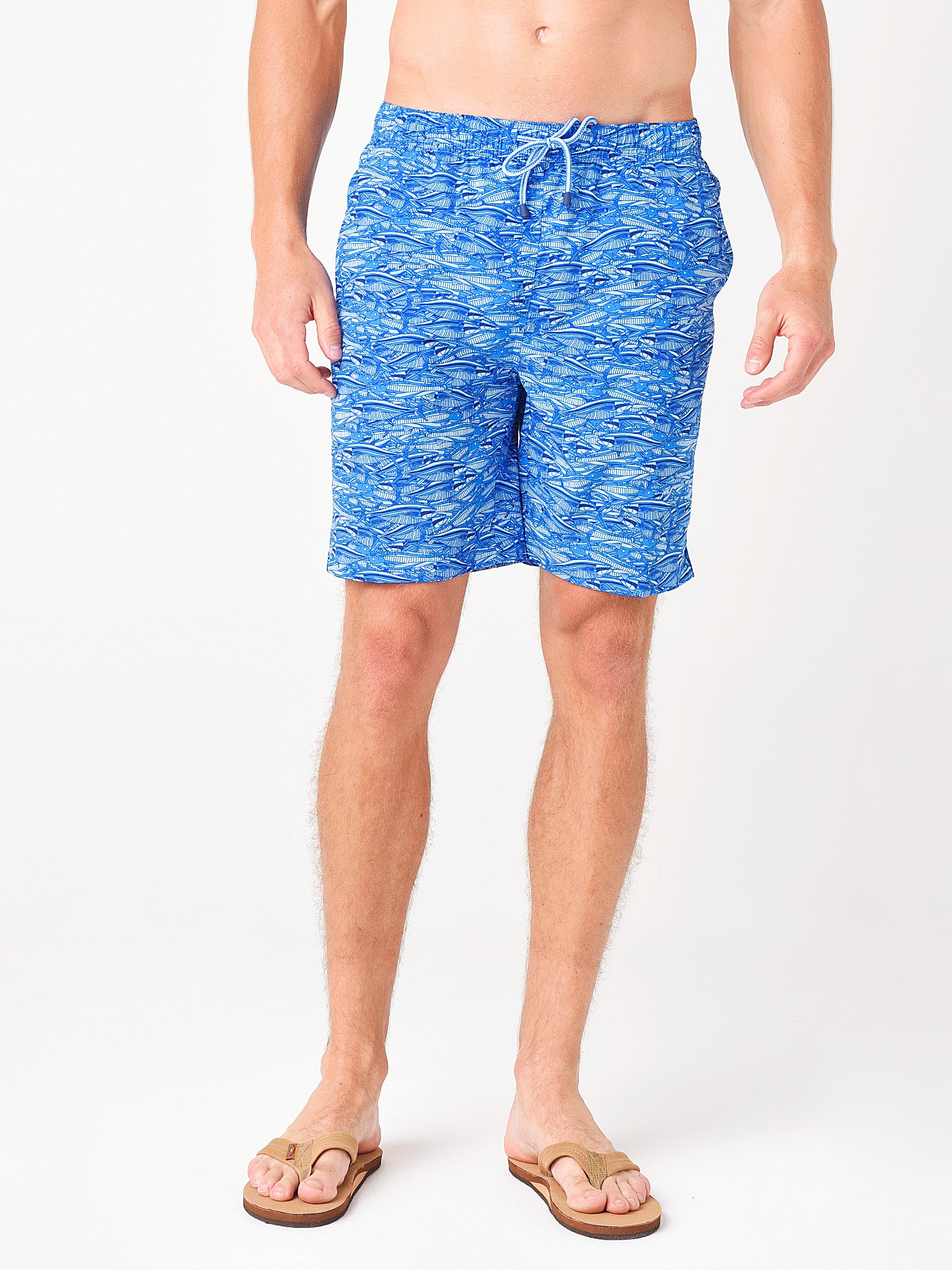 Peter Millar Seaside Men's Feeding Frenzy Swim Trunk - Saint Bernard