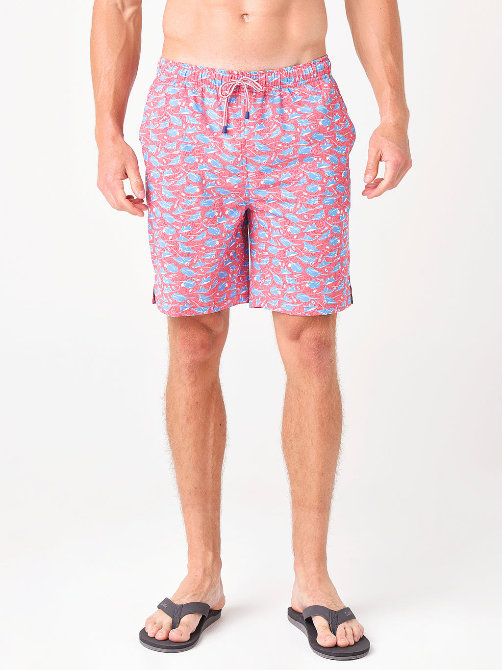 Peter Millar Seaside Men's Hip-Hop HooRAY Swim Trunk - Saint Bernard