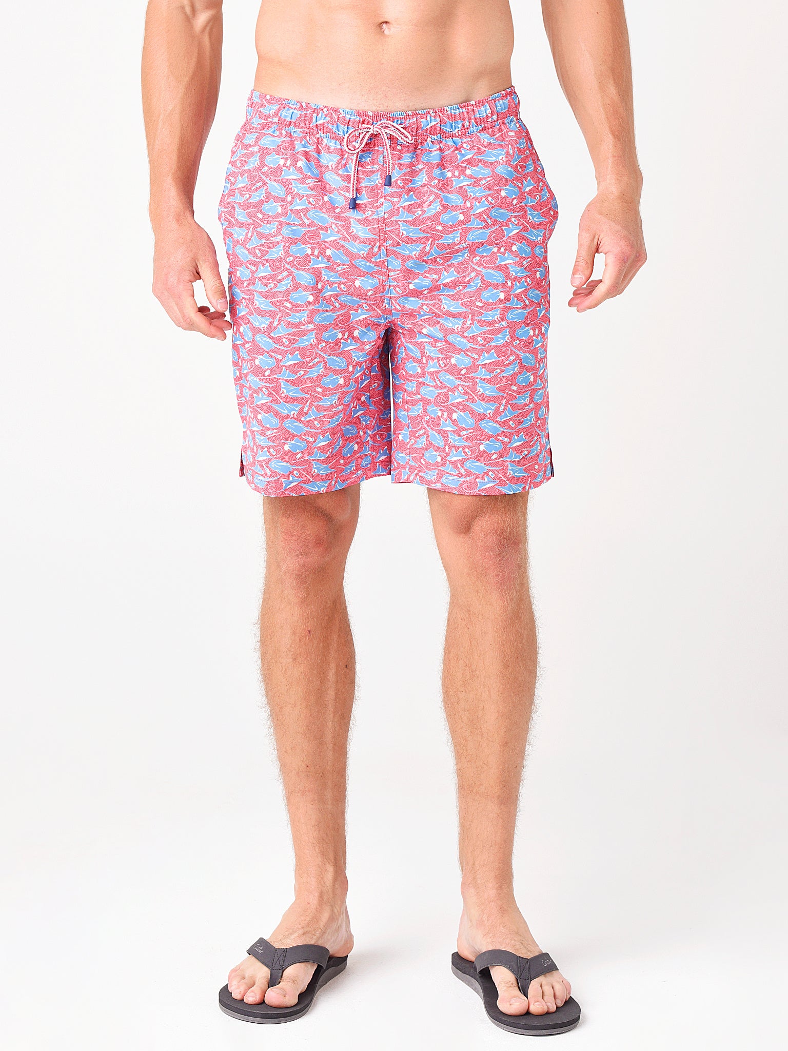 Peter Millar Seaside Men's Hip-Hop HooRAY Swim Trunk - Saint Bernard