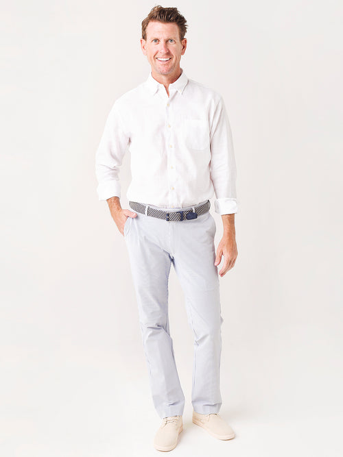 Peter Millar Crown Men's Sardinia Linen-Blend Sport Shirt