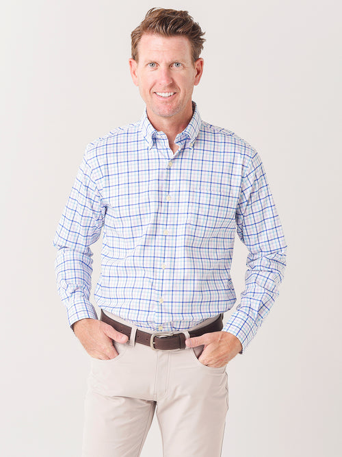 Peter Millar Crown Lite Men's Sydney Cotton-Blend Sport Shirt