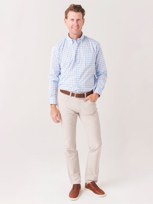 Peter Millar Crown Men's Hudson Cotton-Blend Sport Shirt