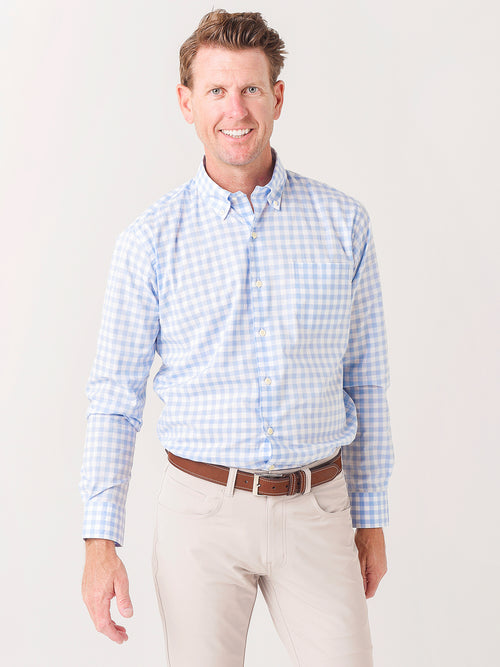 Peter Millar Crown Men's Hudson Cotton-Blend Sport Shirt