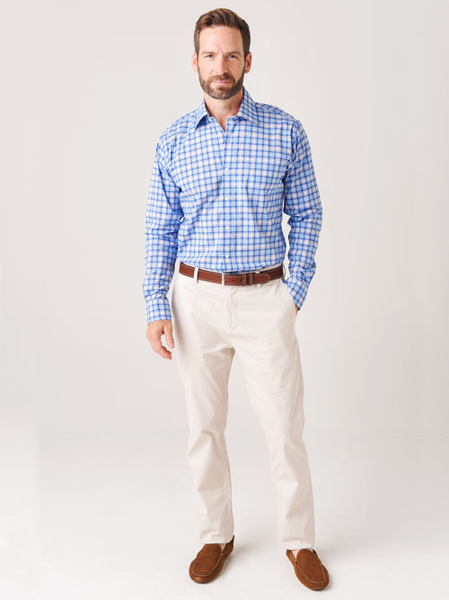 Peter Millar Crown Reed Cotton-Blend Sport Shirt