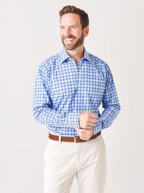 Peter Millar Crown Reed Cotton-Blend Sport Shirt