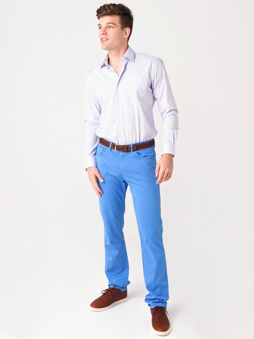 Peter Millar Crown Men's X's & O's Cotton-Blend Sport Shirt