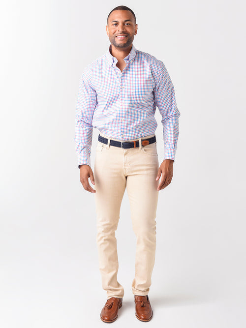 Peter Millar Crown Men's Crown Ease Emory Sport Shirt