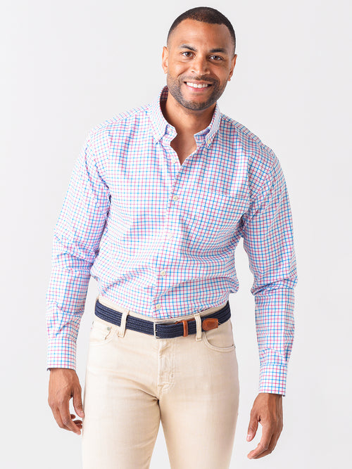 Peter Millar Crown Men's Crown Ease Emory Sport Shirt