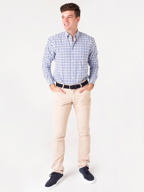 Peter Millar Crown Men's Lonnie Cotton-Blend Sport Shirt