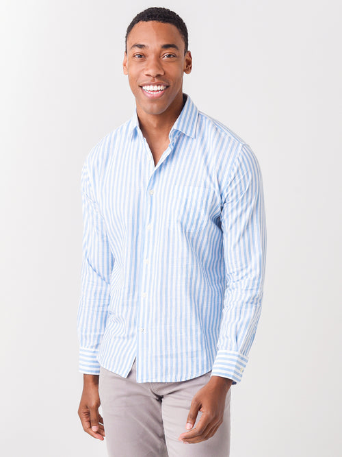 Peter Millar Seaside Men's Surfside Cotton Sport Shirt