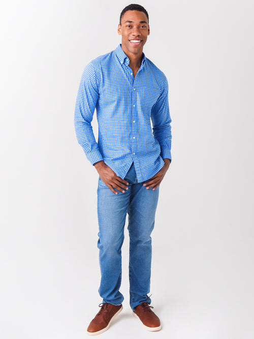Peter Millar Seaside Men's Frisbee Beach Sport Shirt