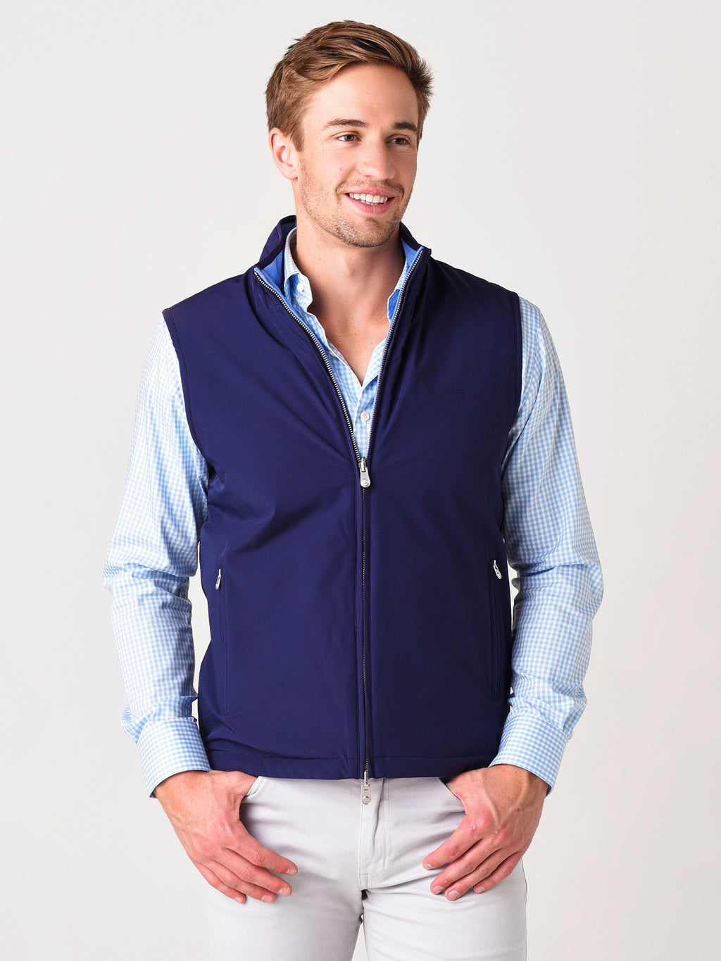 Peter Millar Crown Men's Crown Soft Reversible Vest - Saint Bernard