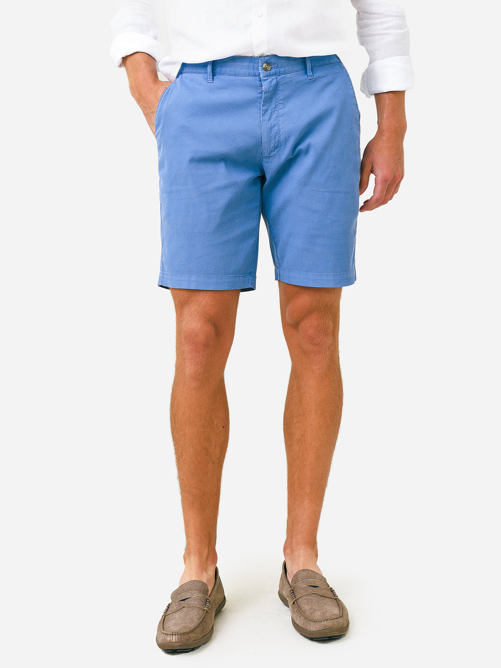 Peter Millar Crown Men's Bedford Cotton-Blend Short - Saint Bernard