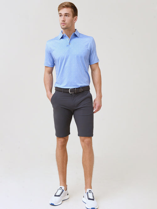 Peter Millar Crown Sport Men's Seeing Double Performance Jersey Polo