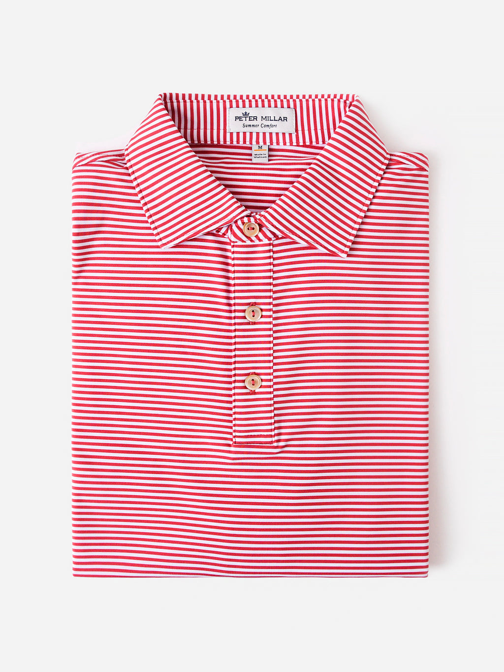 Peter Millar Crown Sport Men's Current Performance Jersey Polo - Saint Bernard