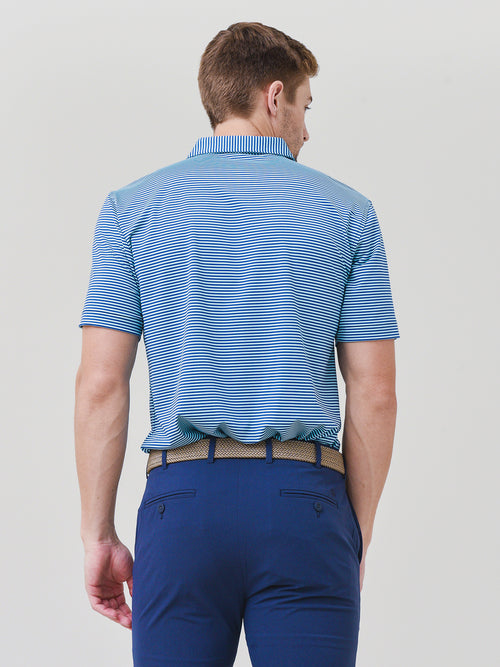 Peter Millar Crown Sport Men's Current Performance Jersey Polo