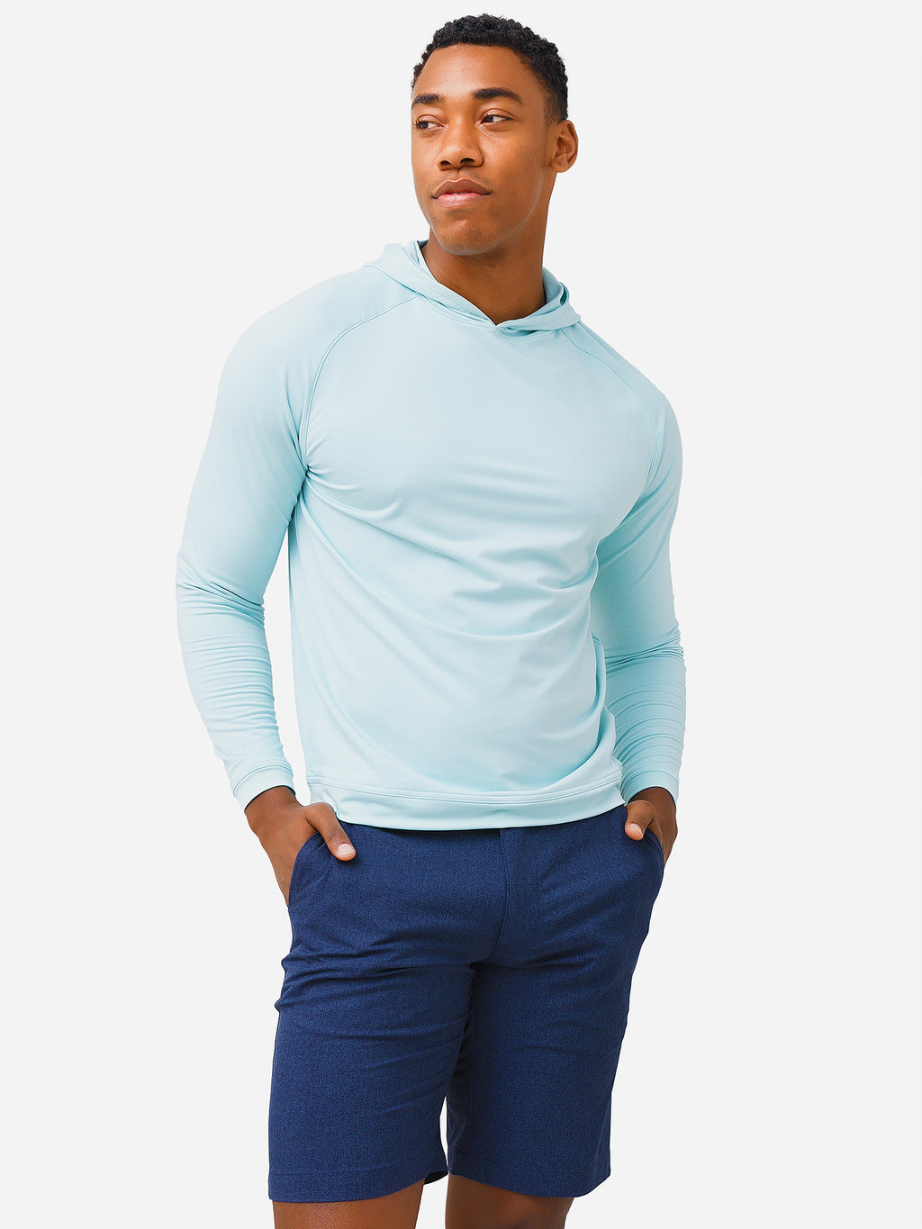 Peter Millar Crown Sport Men's Pine Performance Hoodie - Saint Bernard