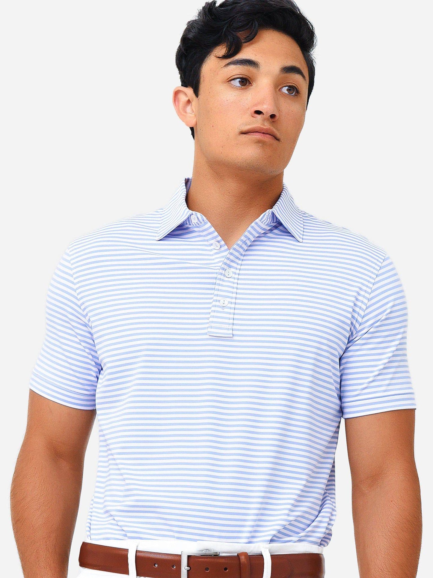 Peter Millar Crown Crafted Men's Music Performance Jersey Polo - Saint Bernard