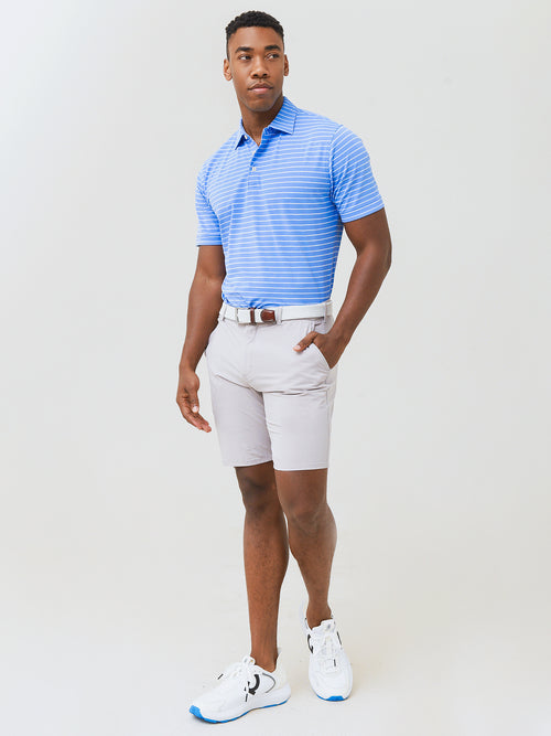 Peter Millar Crown Sport Men's Swan Performance Mesh Polo