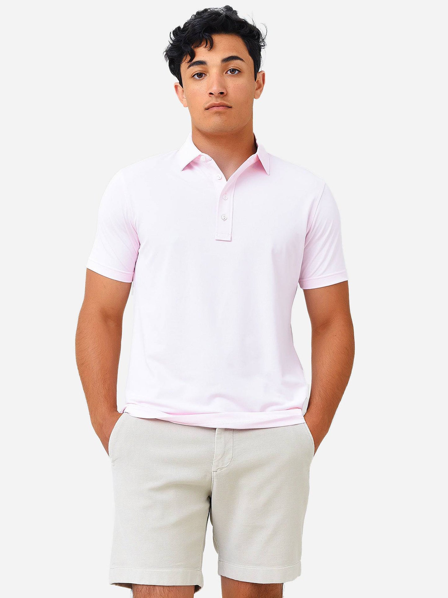Peter Millar Crown Crafted Men's Soul Performance Mesh Polo - Saint Bernard