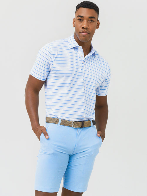 Peter Millar Crown Sport Men's Colonial Performance Mesh Polo