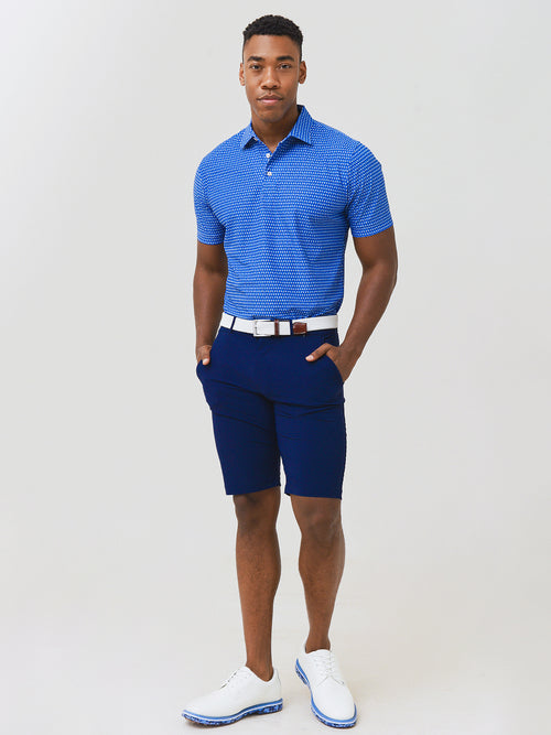 Peter Millar Crown Sport Men's Transom Performance Mesh Polo