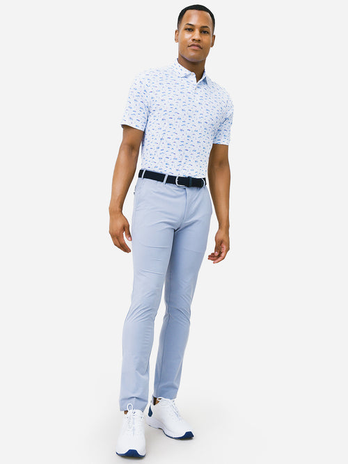 Peter Millar Crown Sport Men's Featherweight Going Coastal Polo