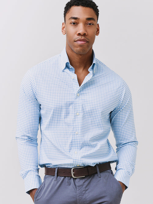 Peter Millar Crown Crafted Men's Coleman Performance Twill Sport Shirt