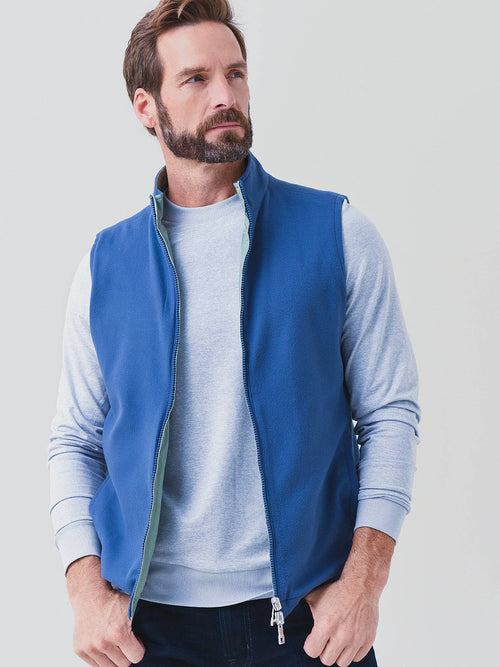 Peter Millar Crown Crafted Men's Thermal Block Reversible Vest