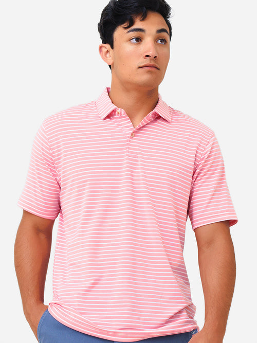 Peter Millar Seaside Men's Drirelease® Natural Touch Calico Stripe Polo