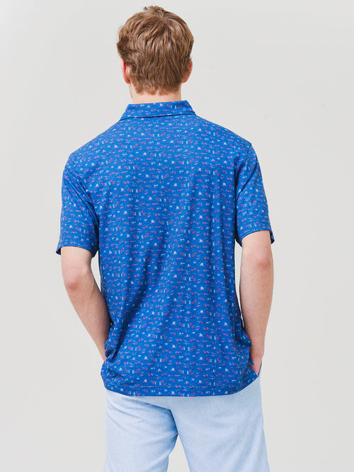 Peter Millar Seaside Men's Drirelease® Natural Touch Just Beachy Polo