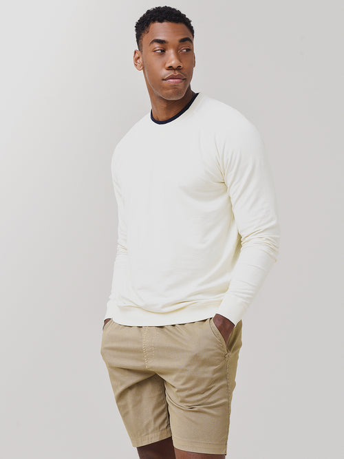 Peter Millar Seaside Men's Lava Wash Crew