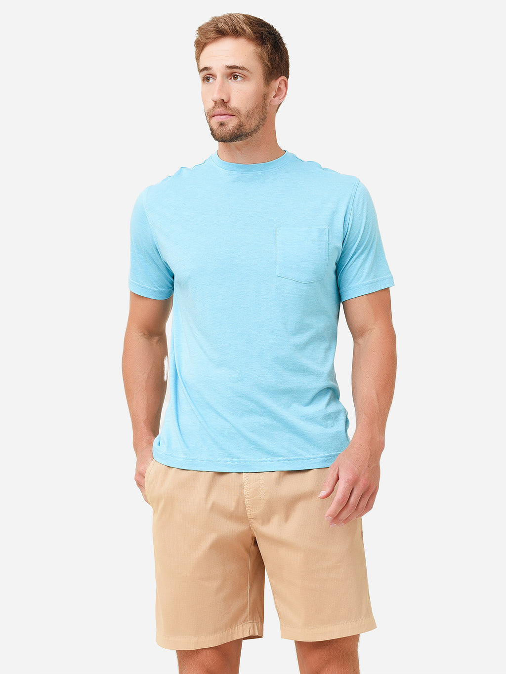 Peter Millar Seaside Men's Summer Soft Pocket Tee - Saint Bernard