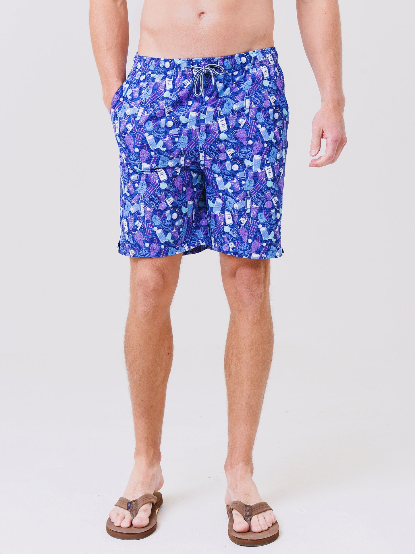 Peter Millar Seaside Men's Transfusion Boom Boom Swim Trunk - Saint Bernard