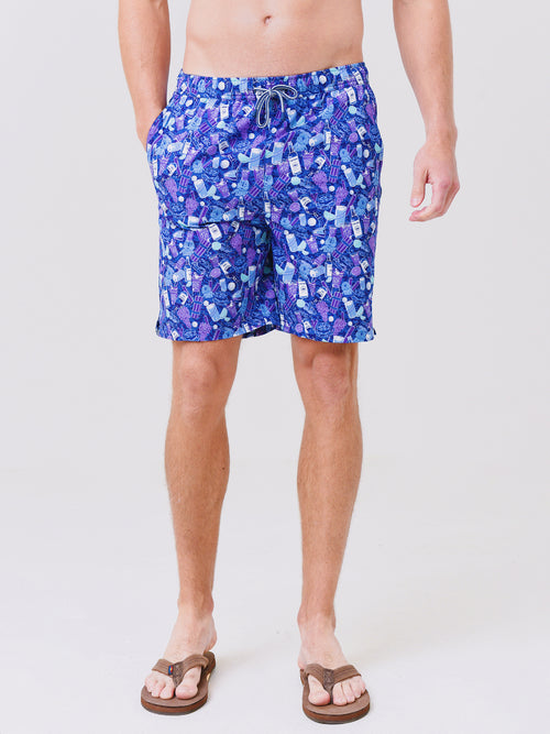 Peter Millar Seaside Men's Transfusion Boom Boom Swim Trunk