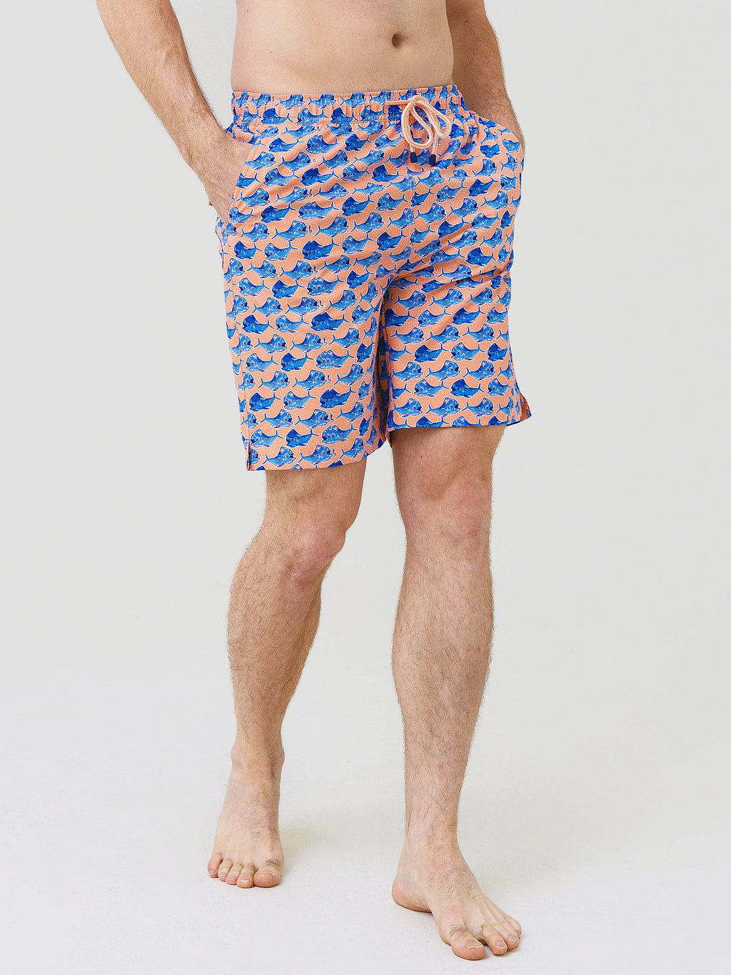 Peter Millar Seaside Men's Gold Rush Swim Trunk - Saint Bernard