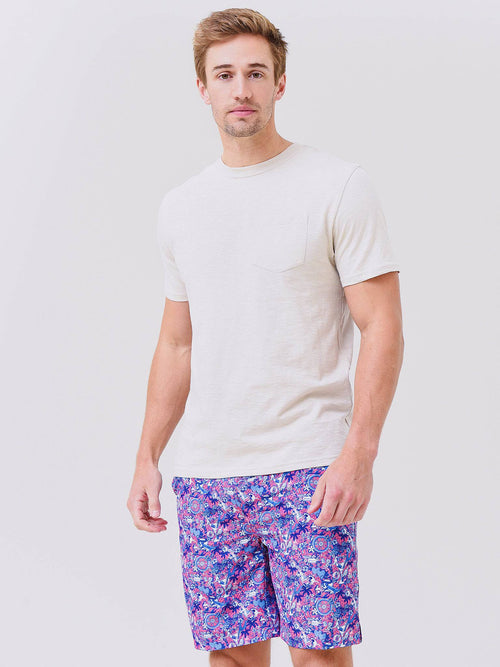 Peter Millar Seaside Men's Tic-Tac-Tatt Swim Trunk