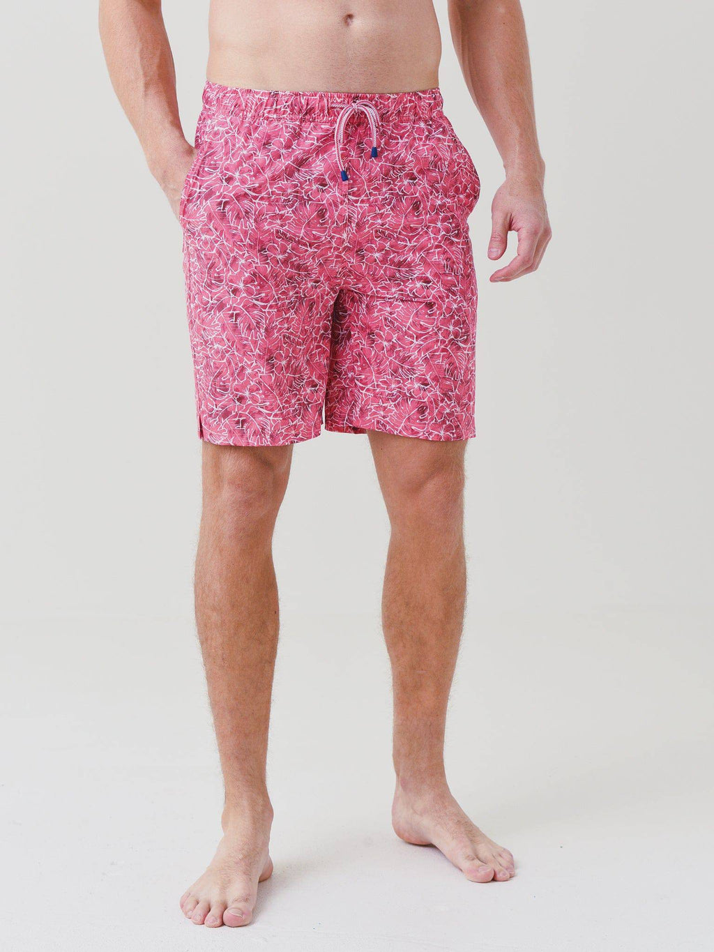 Peter Millar Seaside Men's Pacific Palms Swim Trunk - Saint Bernard