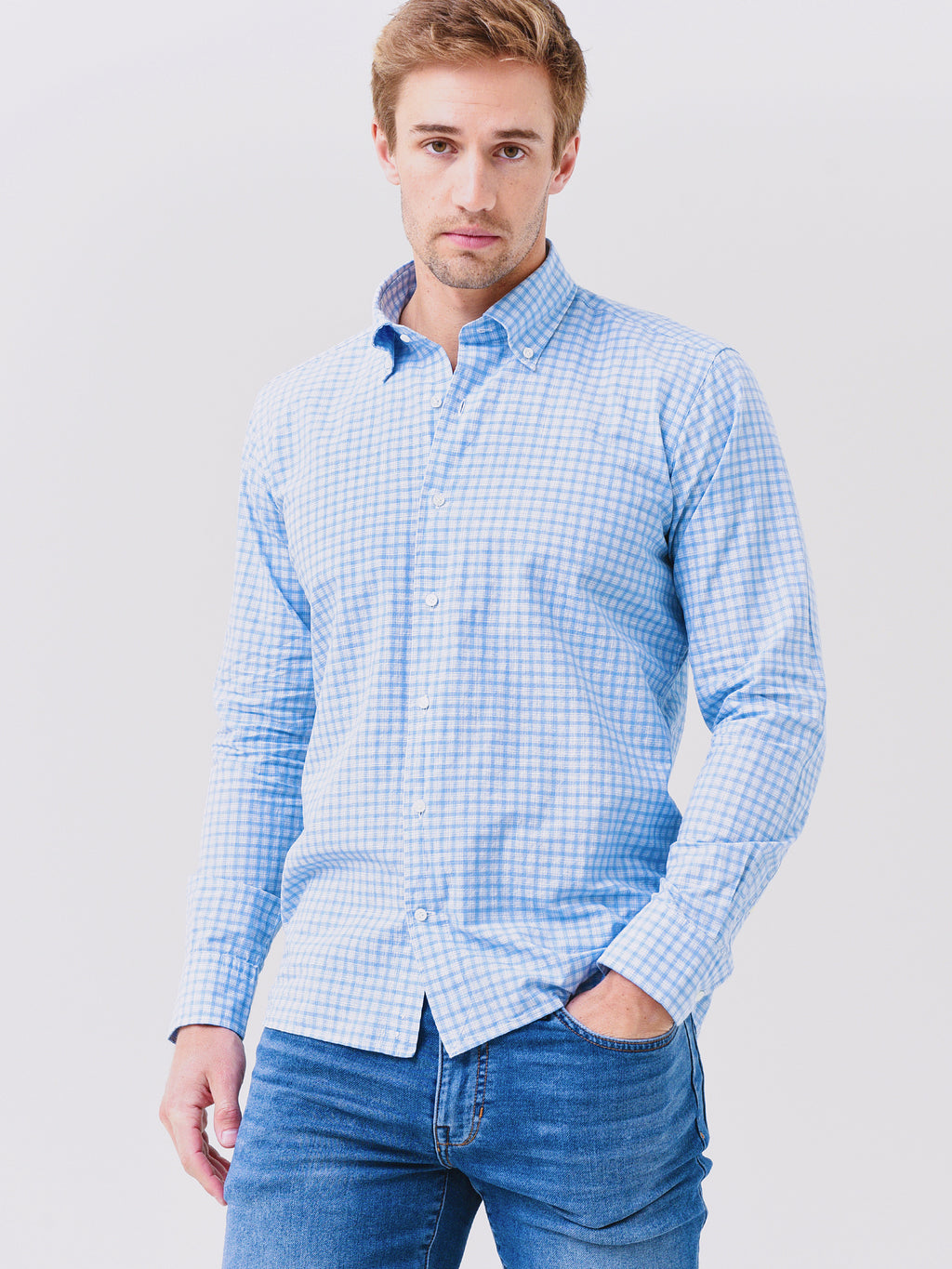 Peter Millar Collection Men's Cone Shell Cotton Sport Shirt - Saint Bernard