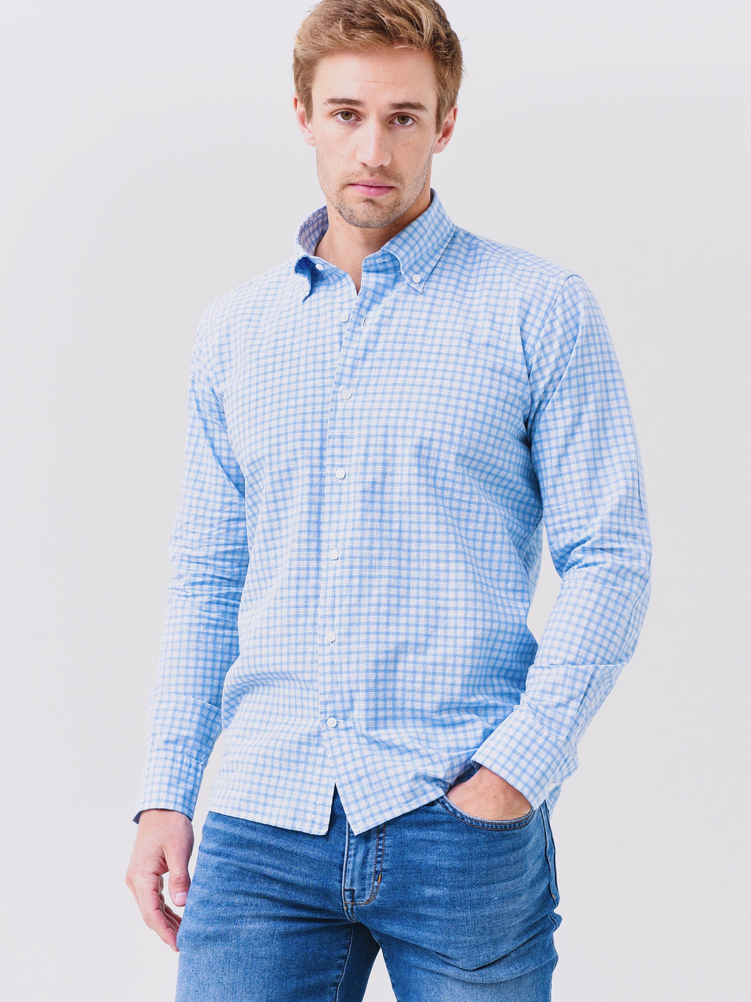 Peter Millar Collection Men's Cone Shell Cotton Sport Shirt - Saint Bernard