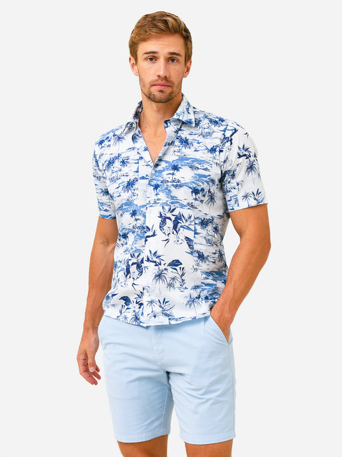 Peter Millar Collection Men's Cruz Bay Cotton Sport Shirt