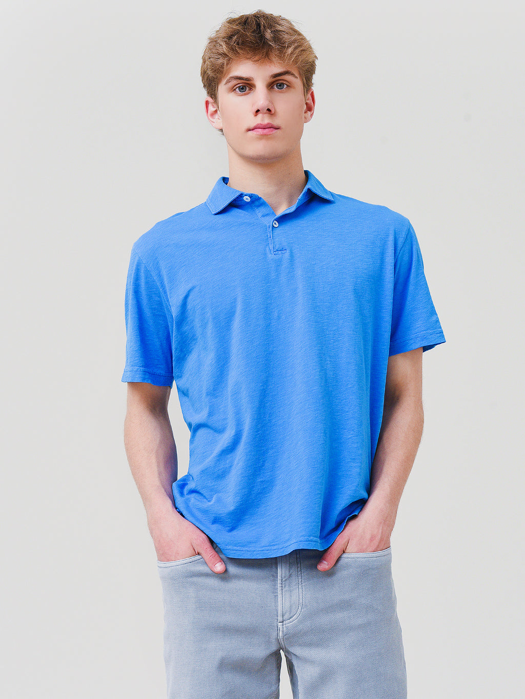 Peter Millar Collection Men's Journeyman Short Sleeve Polo - Saint Bernard